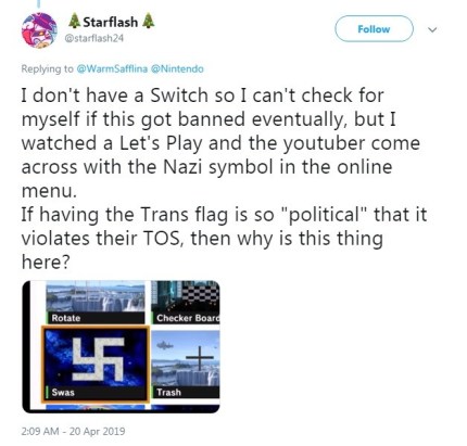 Críticas a Nintendo por borrar escenario con bandera trans en Smash Bros 3