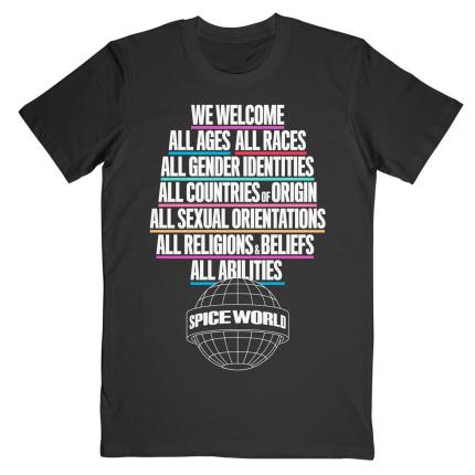 La camiseta a favor del colectivo LGBT de la gira de Spice Girls 2