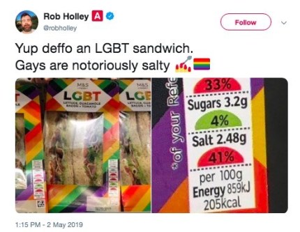 Marks and Spencer lanza sándwich LGBT y genera controversia 5