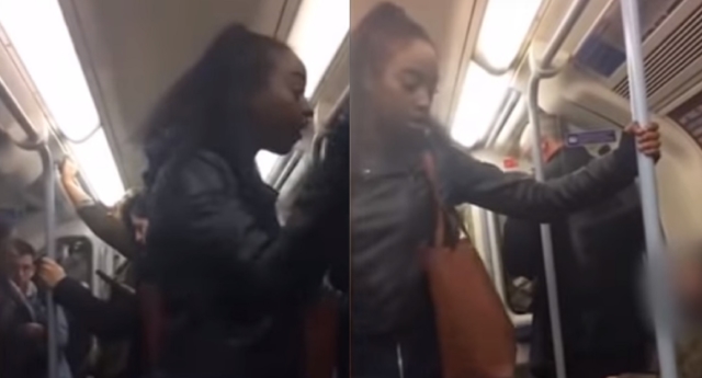 Mujer escupe a hombre gay en incidente homófobo en el metro 1