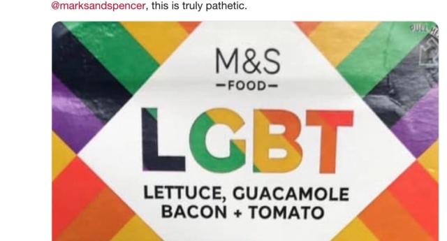 Piers Morgan critica a M&S por un 'patético' sándwich LGBT