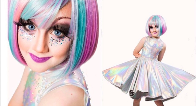 La drag queen de nueve años es un éxito en Instagram.