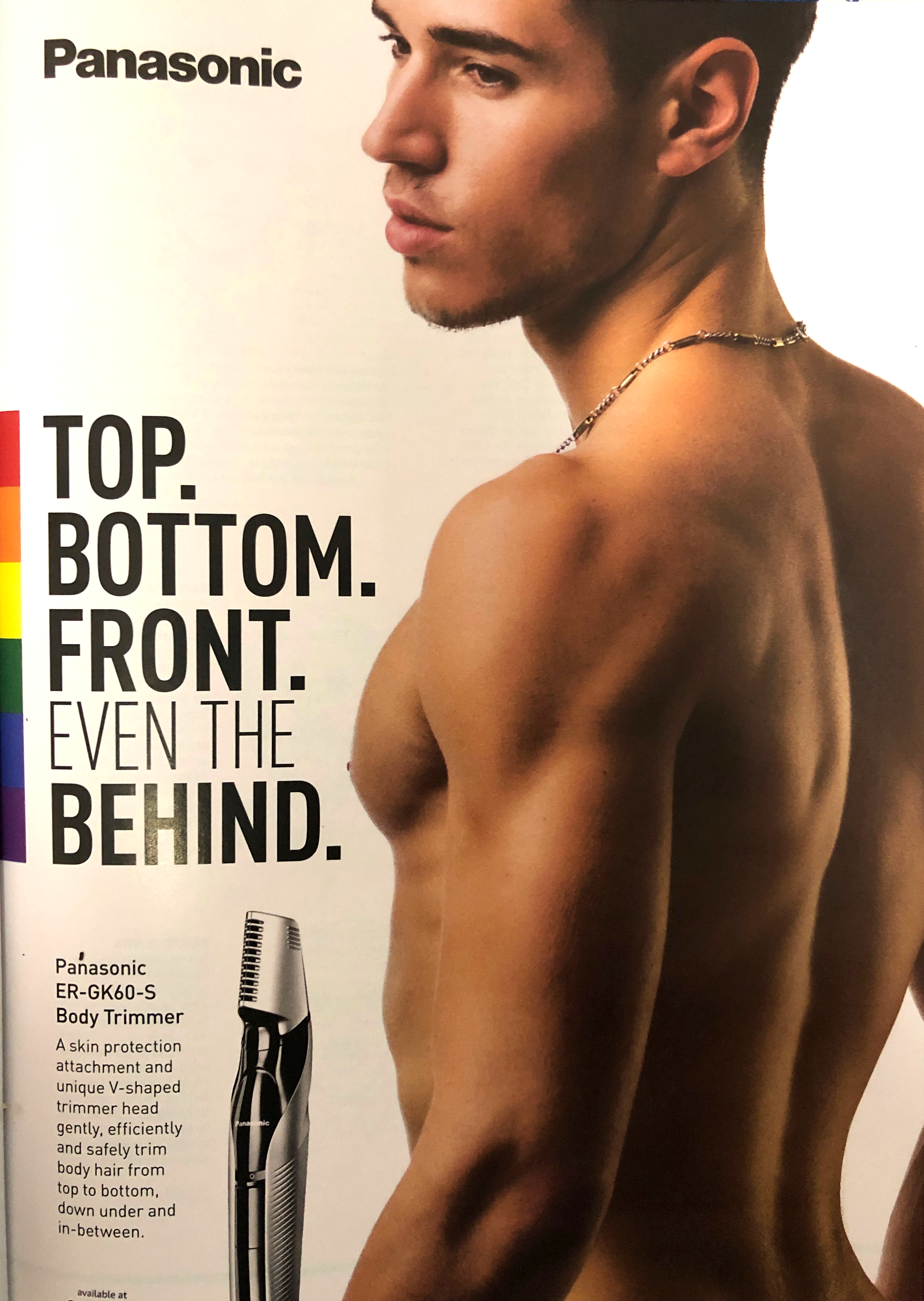 Esta gran marca no rehúye el sex-appeal gay: "Top. Abajo. Delantero. Incluso el trasero"