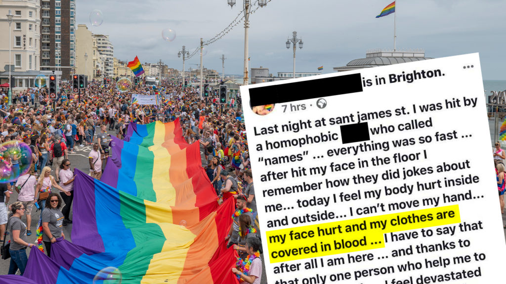 Comunidad LGBT reporta ataques violentos después del Orgullo de Brighton