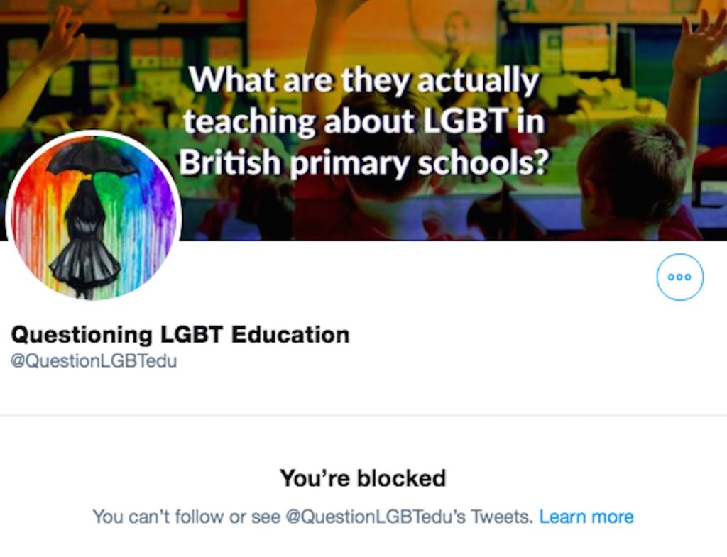 Página de educación anti-LGBT bloquea 'cada gay' en Twitter