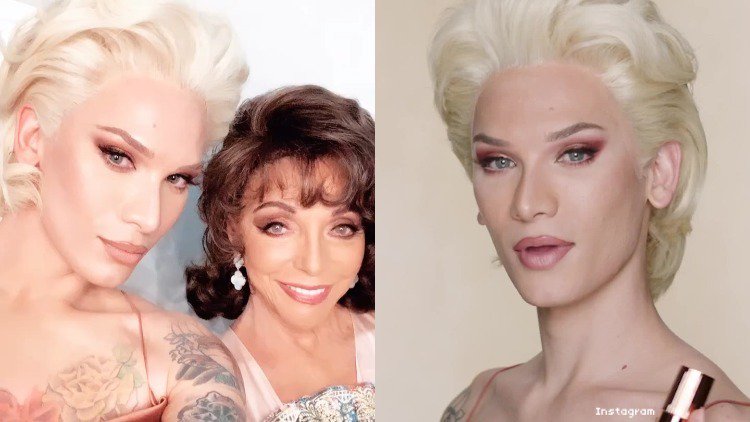 Miss Fame y Joan Collins protagonizan juntos una nueva campaña de maquillaje 1