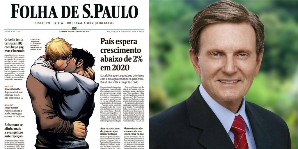 El periódico más grande de Brasil publica el beso de los Vengadores en primera plana después de los intentos de censura 1