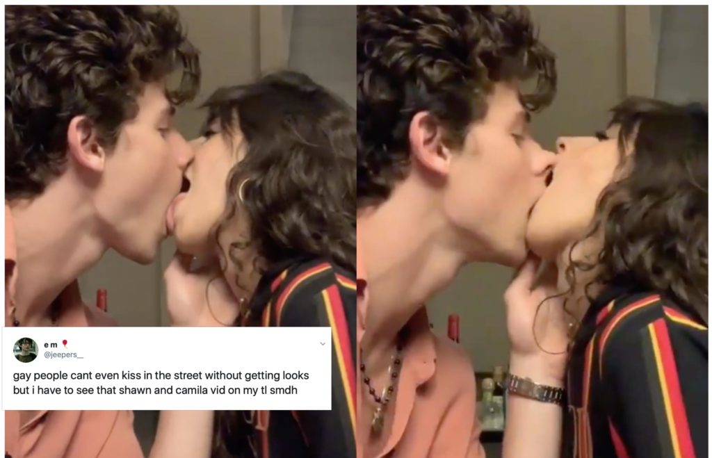 Hay un punto muy importante que hacer sobre ese video de Shawn Mendes y Camila Cabello besándose.