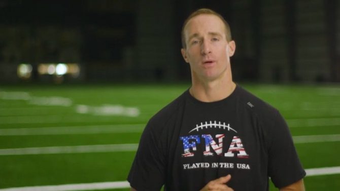 La estrella de la NFL Drew Brees se asocia con Focus on the Family 1