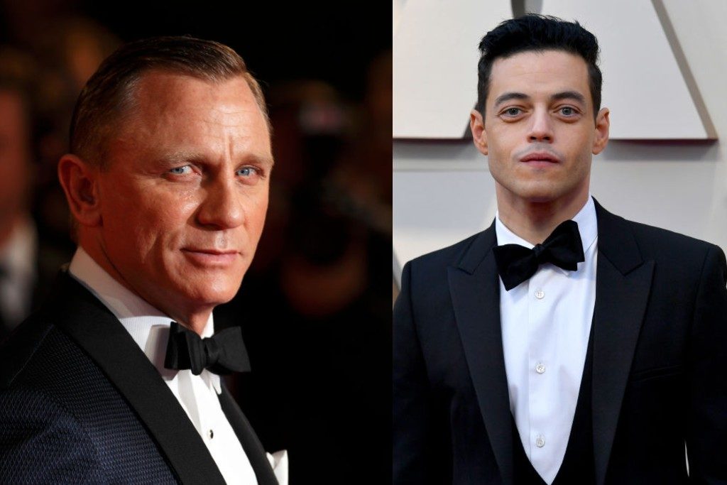 Daniel Craig y Rami Malek se besaron