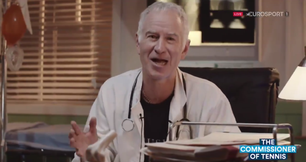 John McEnroe sube un vídeo que ridiculiza a Margaret Court