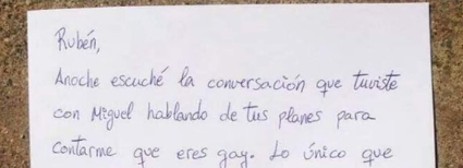 Carta de un padre a su hijo gay