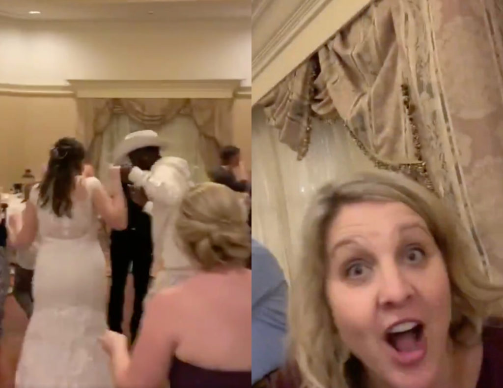 Lil Nas X se cuela en una boda