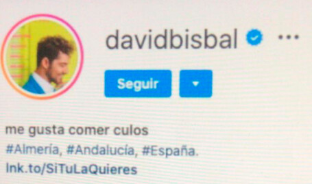 Bisbal sufre un hackeo