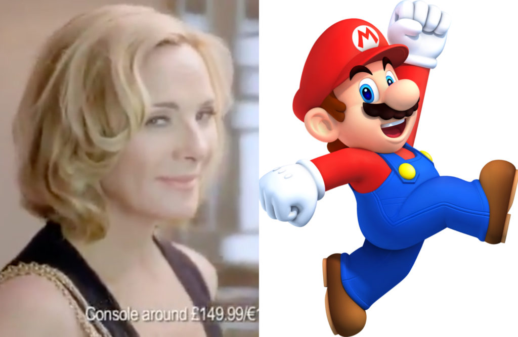 Cuando Kim Cattrall se excitó con Super Mario