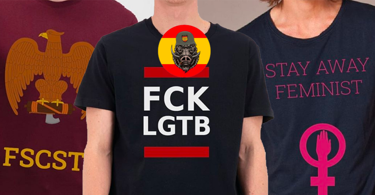 Camisetas indignantes que incitan al odio llegan a Instagram