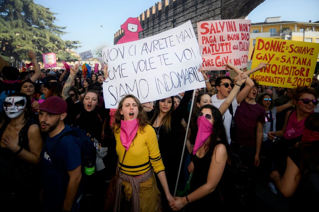 Italia lucha por crear una ley en contra de la LGBTfobia