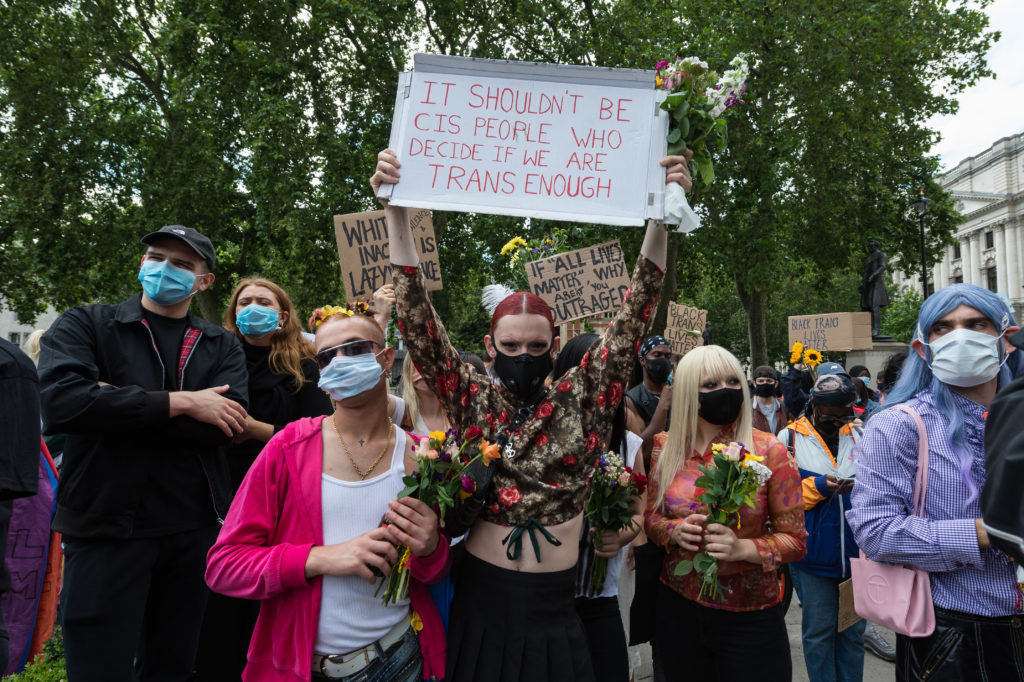 Protesta trans Londres