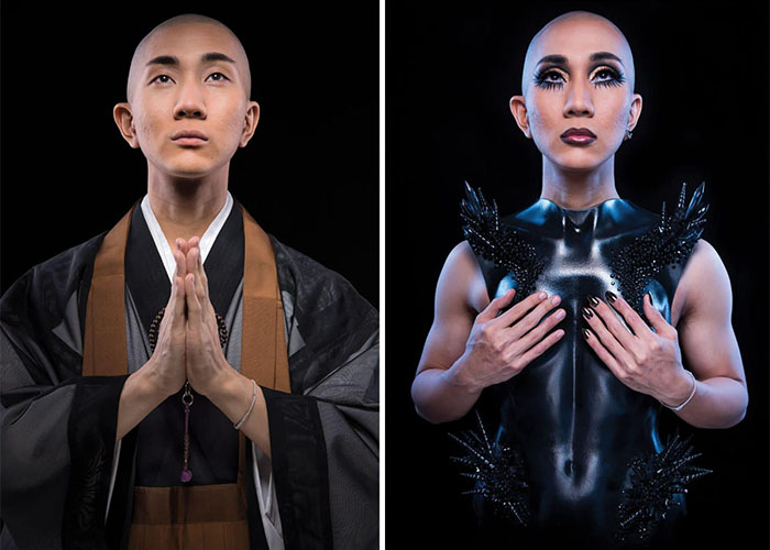 Kodo Nishimura maquillador budista gay