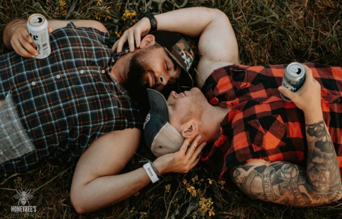 The two straight, best friends