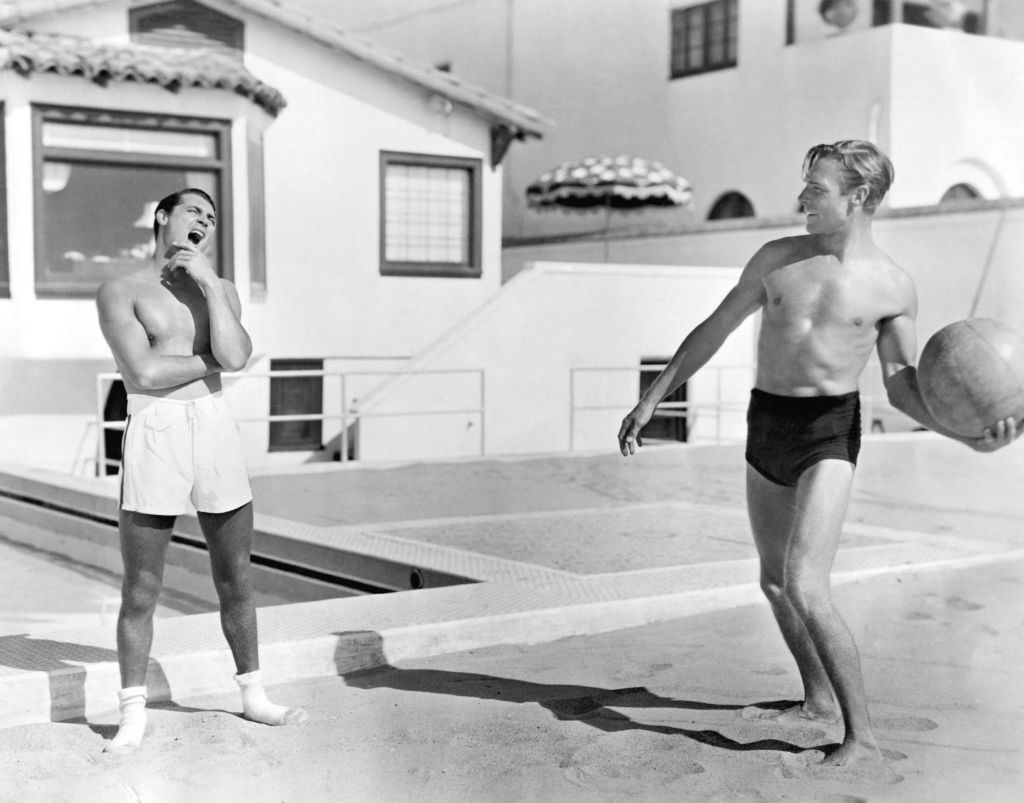 Las fotos "gay" de Cary Grant y Randolph Scott solo eran publicidad