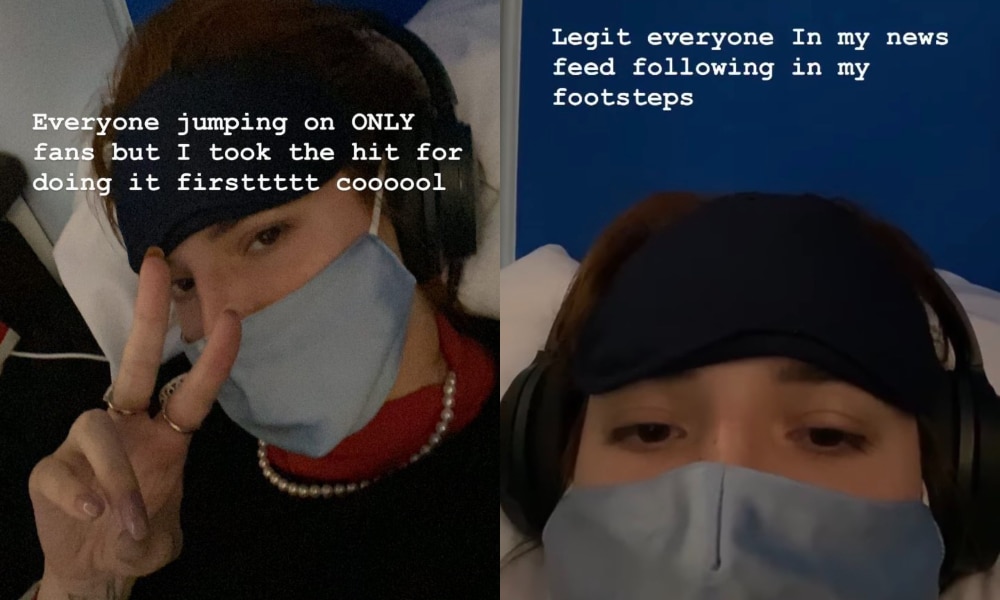 Bella Thorne afirma que fue la "primera" en usar OnlyFans