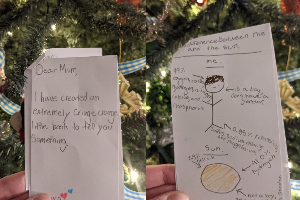 Un niño sale como trans con un poema para su madre