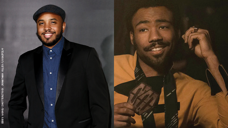 Lando, Pansexual 'Star Wars' Star, Gets Disney+ Series Justin Simeon and Donald Glover as Lando Calrissian