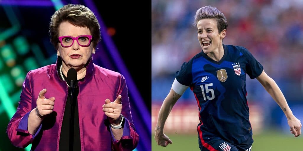 Los iconos lésbicos Megan Rapinoe y Billie Jean King instan a la corte a anular la prohibición de los deportes escolares en Idaho.