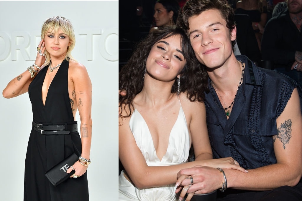 Miley Cyrus propone un trío a Shawn Mendes y Camila Cabello