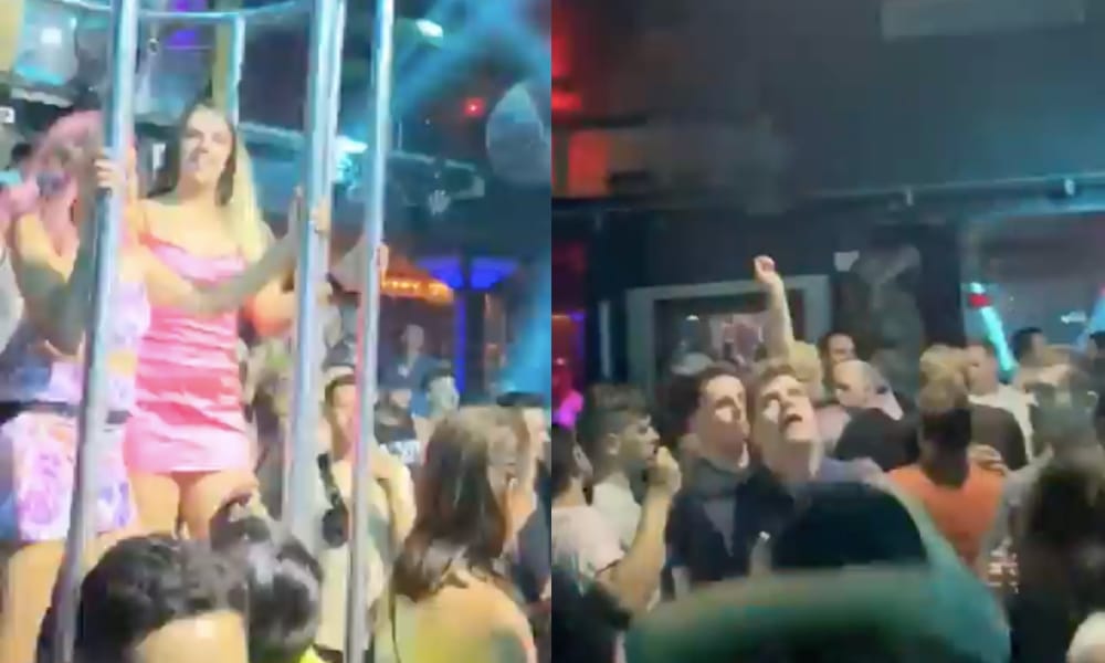 El bar gay lleno de gente que sube al Chromatica II de Lady Gaga en el 911 tiene a todo el mundo celoso de Australia