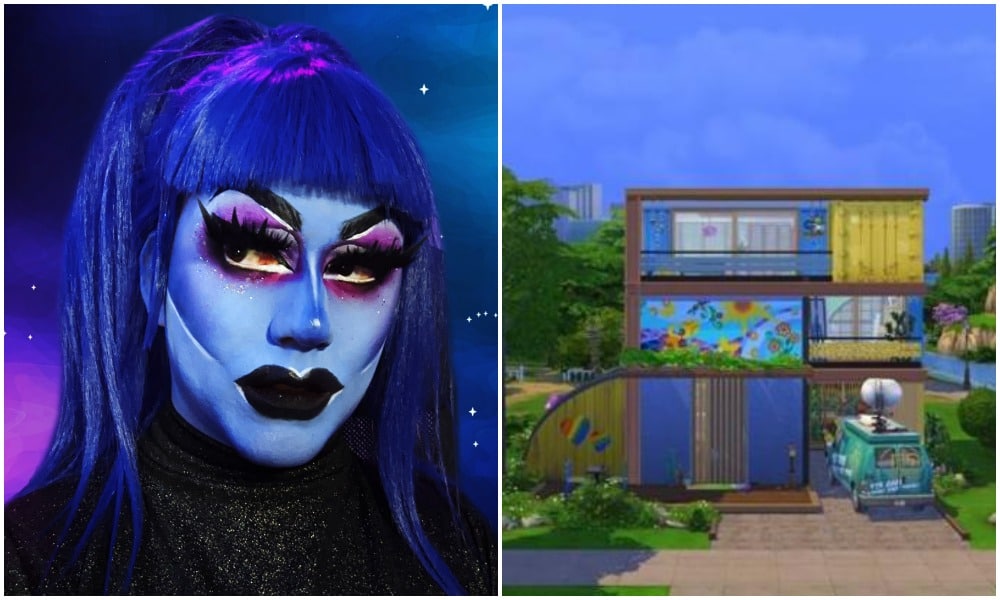 Esta drag queen ayudó a crear una utopía queer en Los Sims y, francamente, queremos mudarnos allí