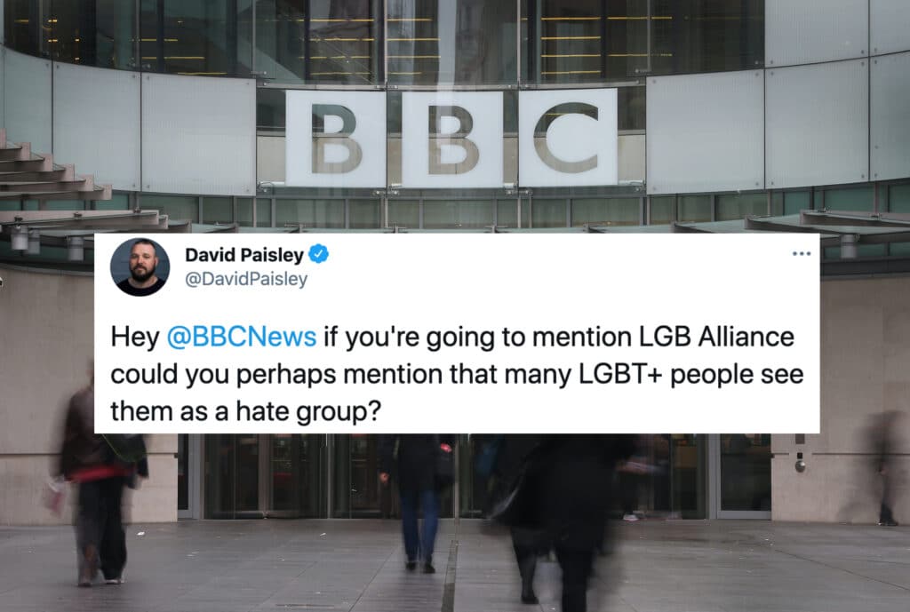 La BBC es condenada por dar voz a la Alianza LGB