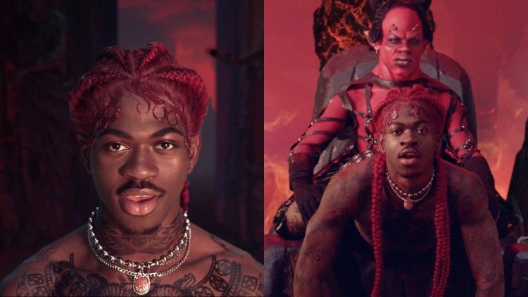 Watch Lil Nas X Give Satan a Lap Dance in ‘Call Me By Your Name’ Video Lil Nas X in Call Me By Your Name Montero video