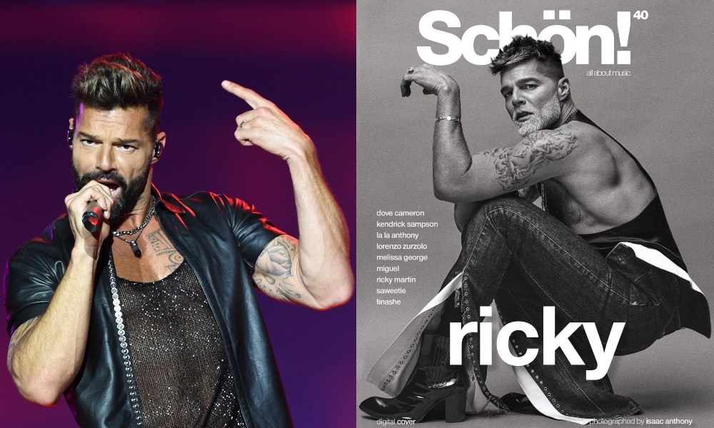 Ricky Martin se convierte en un papá de cuero en una portada que inspira sed