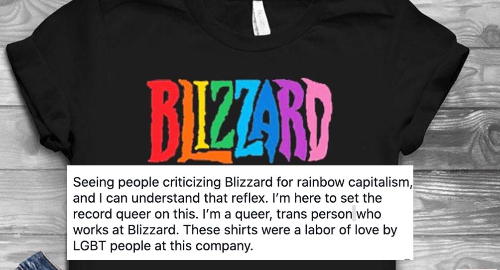 Un empleado LGBT+ de Blizzard rechaza la reacción del capitalismo del arco iris: 