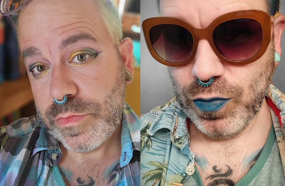 Alumnos y padres se apresuran a defender a un profesor que fue criticado en Internet por llevar maquillaje de colores