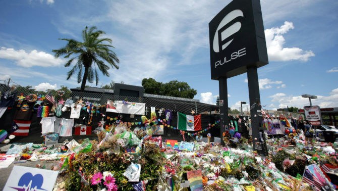 The Pulse Memorial in Orlado, Florida