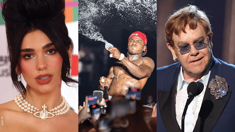 Dua Lipa y Elton John denuncian al rapero DaBaby por sus comentarios homófobos