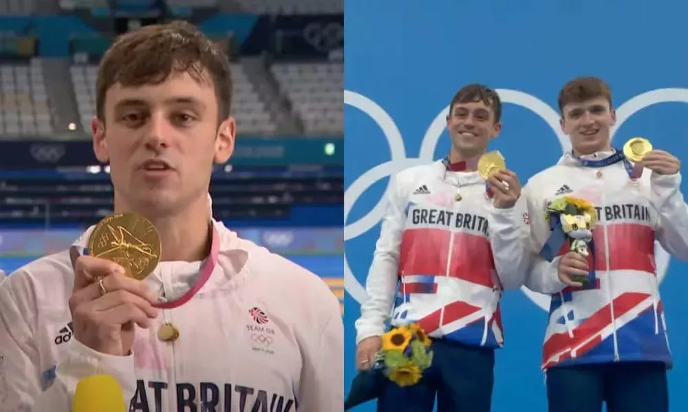 El campeón olímpico Tom Daley tiene un mensaje inspirador para los niños LGBT+ tras ganar la medalla de oro