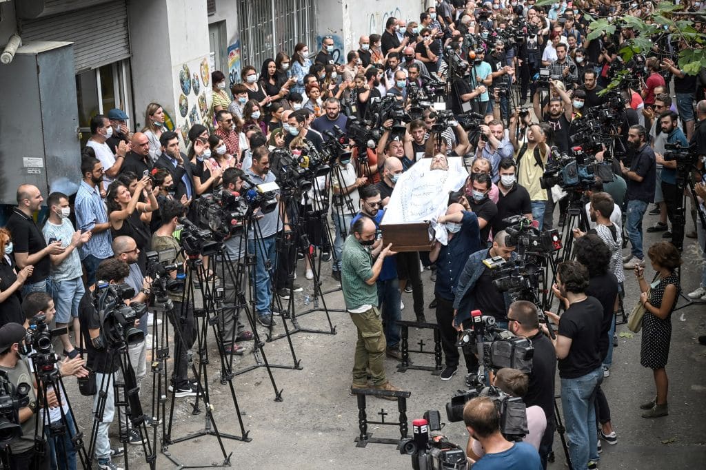 Emotivo funeral del camarógrafo asesinado en Georgia