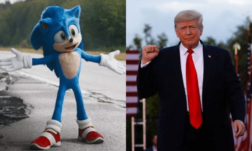 Trump lanza en secreto una red social y se llena de imágenes porno de Sonic the Hedgehod