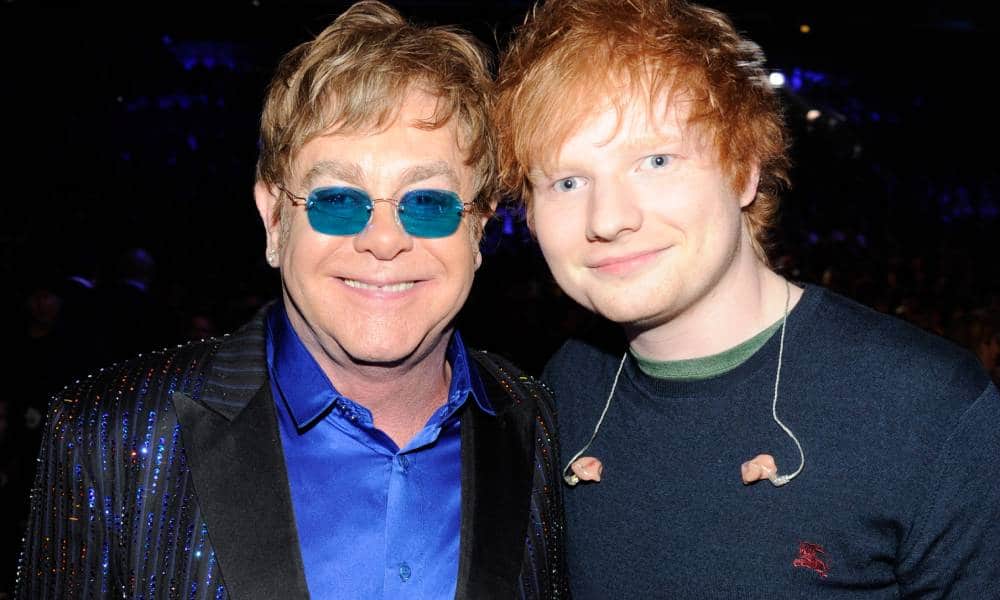 Oscuro Integración crear Ed Sheeran le regaló a Elton John un 'pene gigante de mármol' por su  cumpleaños | CromosomaX