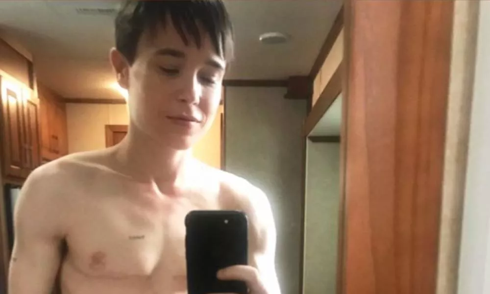 Elliot Page irradia alegría trans en un selfie de 'TGIF' y sus fans no se cansan
