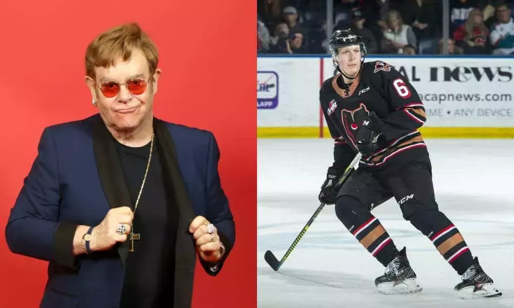 Elton John llamó personalmente a la estrella del hockey Luke Prokop para agradecerle que saliera del armario como gay