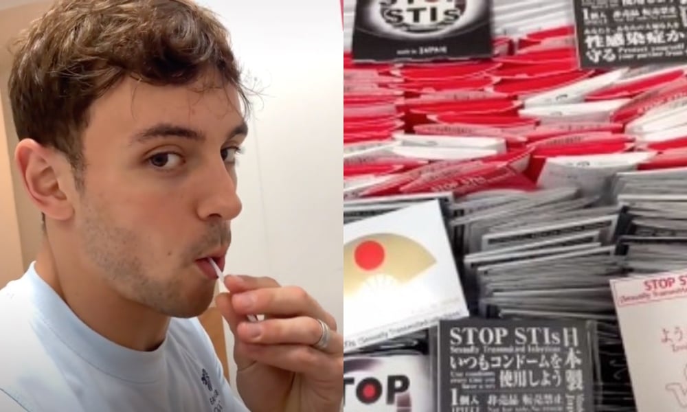 Tom Daley enseña en TikTok los cientos de condones repartidos en los JJOO