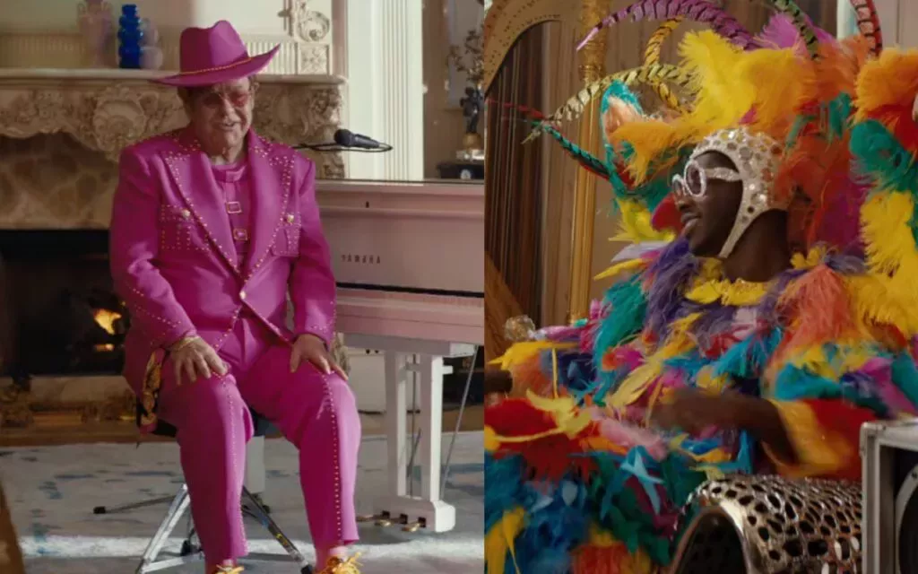 Lil Nas X y Elton John se prueban mutuamente la ropa en un hilarante vídeo