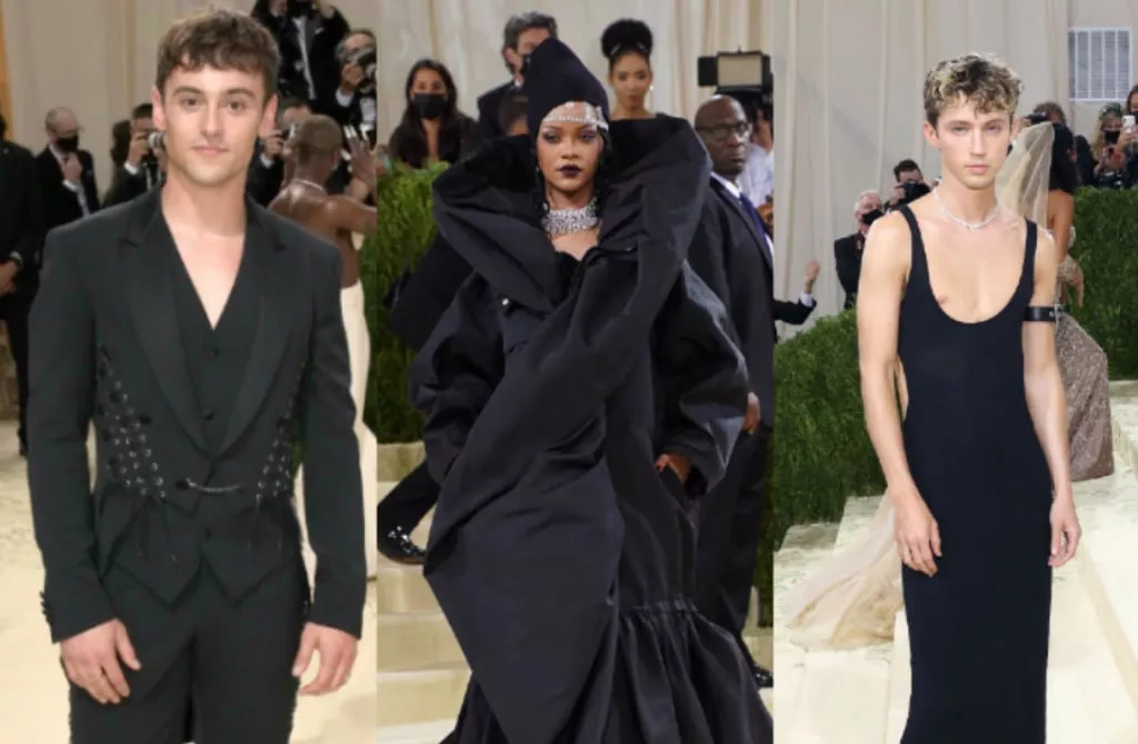 Rihanna obligó a Tom Daley a fotografiar a Troye Sivan orinando en la Gala del Met