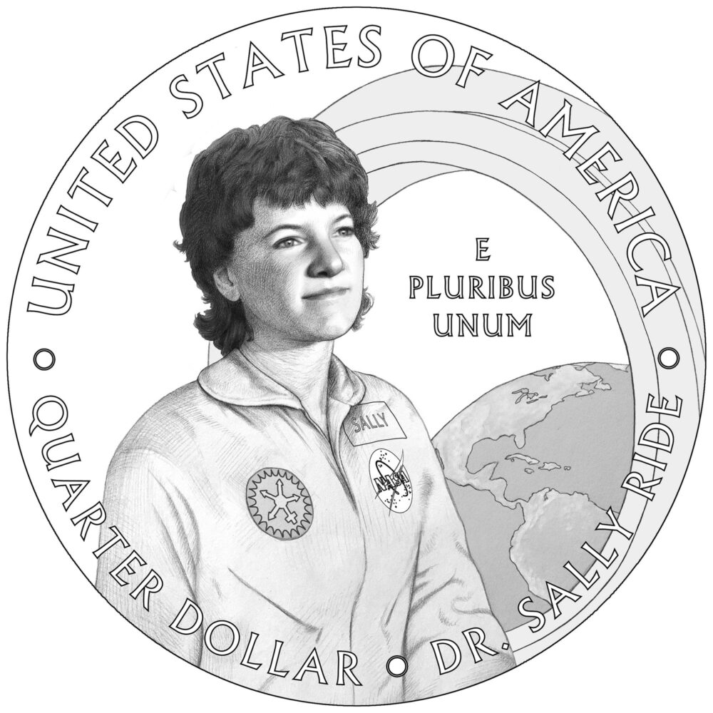 La pionera astronauta Sally Ride será la primera persona LGBT+ en una moneda estadounidense