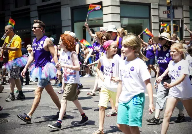LGBT Pride Parade in New York City, NY on June 29th, 2014